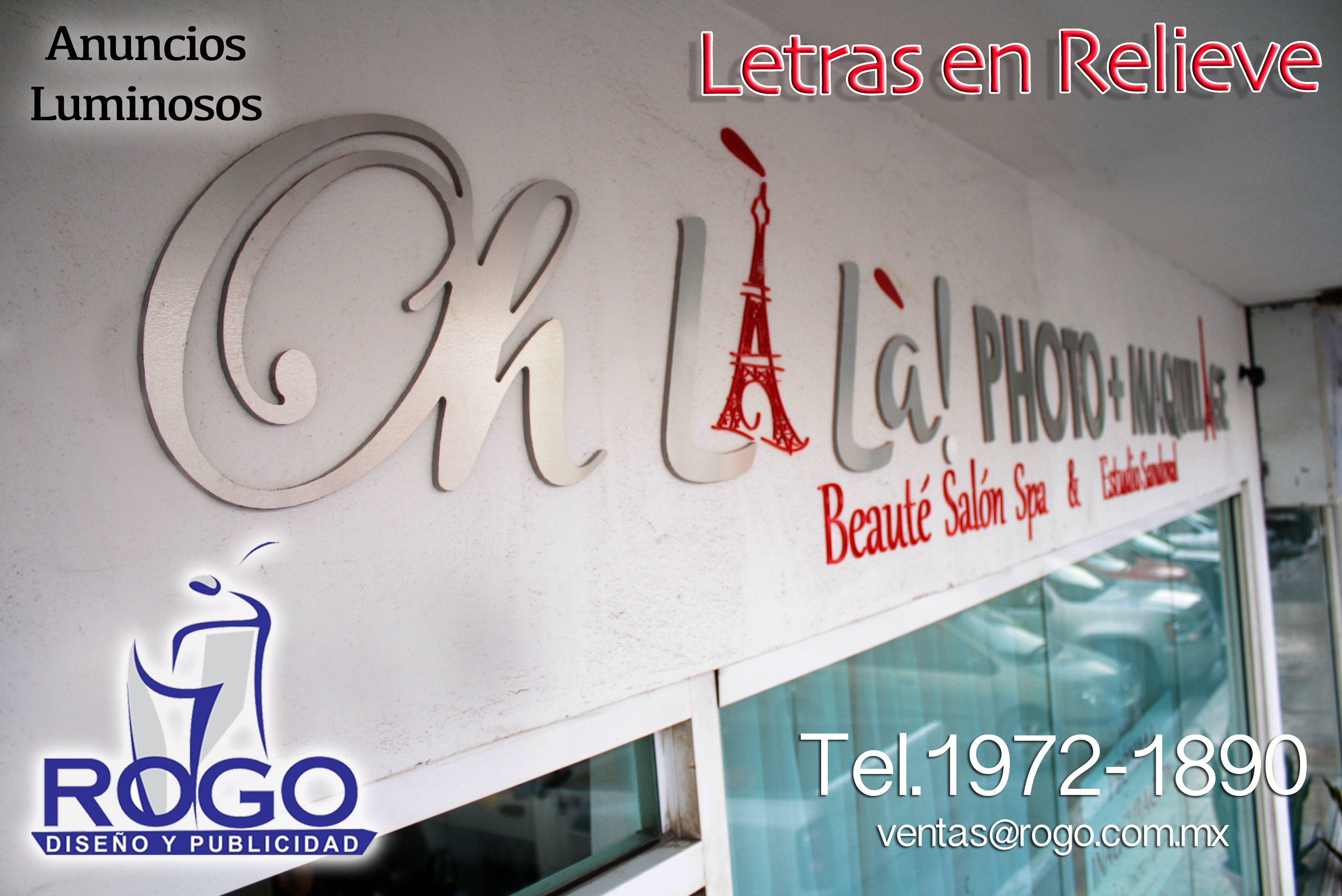 Letra plana o 2D